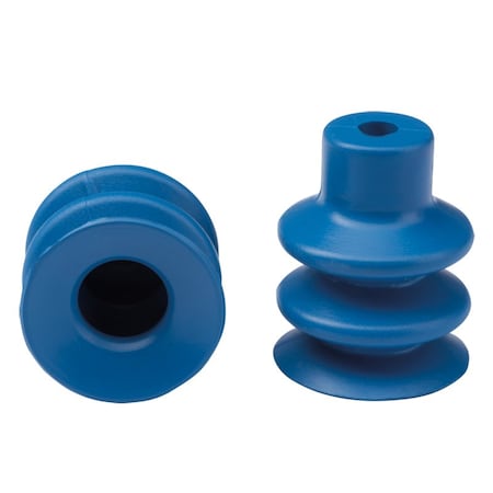 Fipa Bellows vacuum cup diam. 18 mm, Thermalon blue 60 Degrees Shore 21.018.151.19